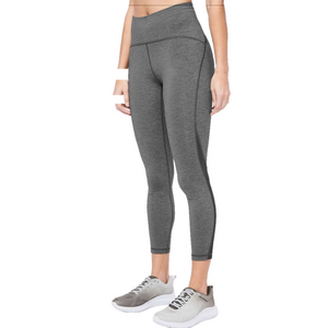 Lululemon Train Times 7/8 Pant 25” Heathered Black Size 8